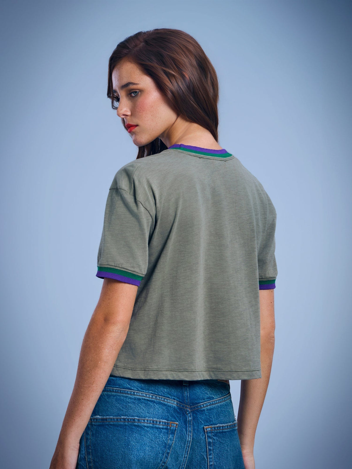 Varsity 07 Cropped T-shirt