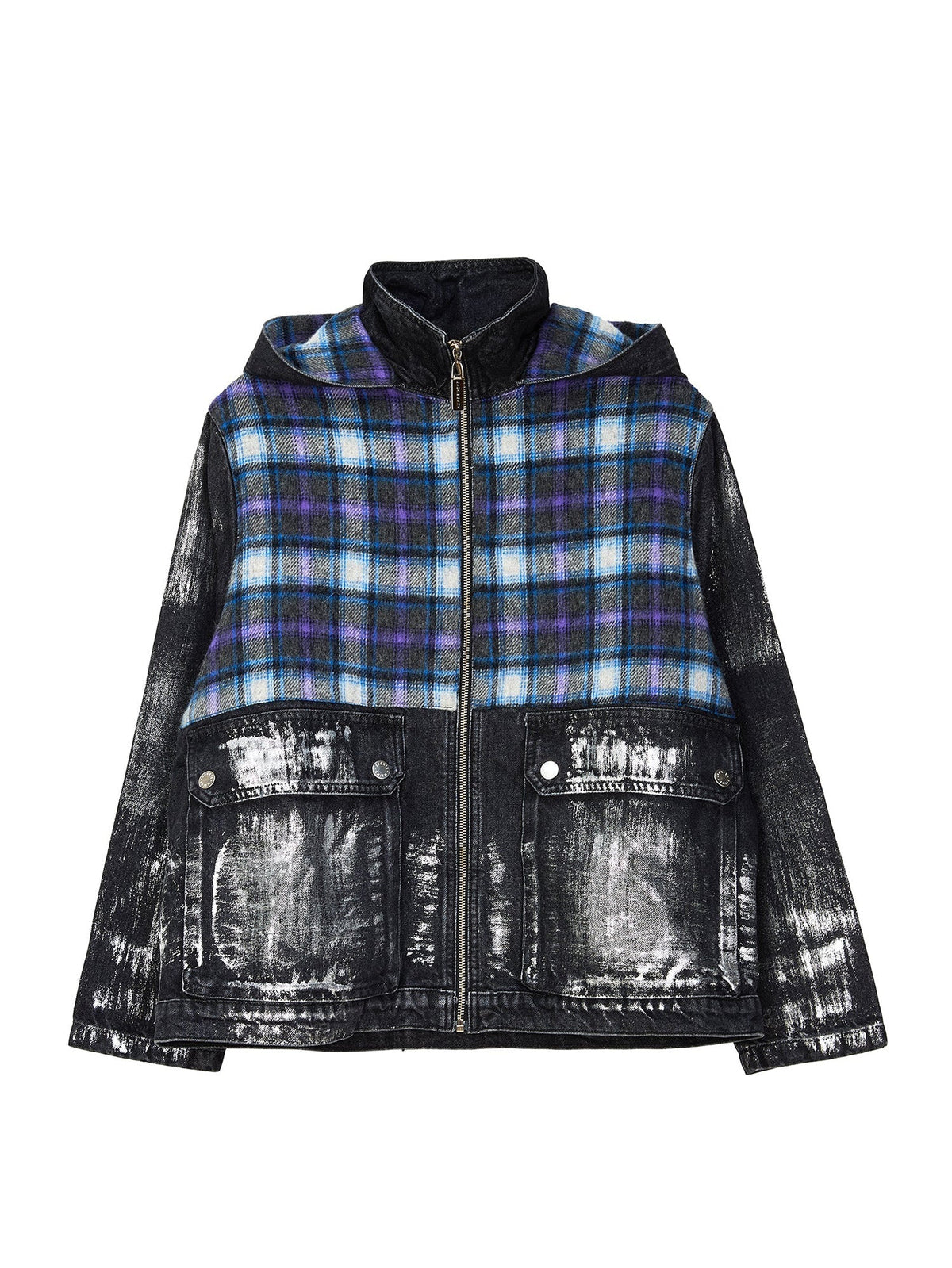 Limited Edition Oversized Metallic Tartan Jacket