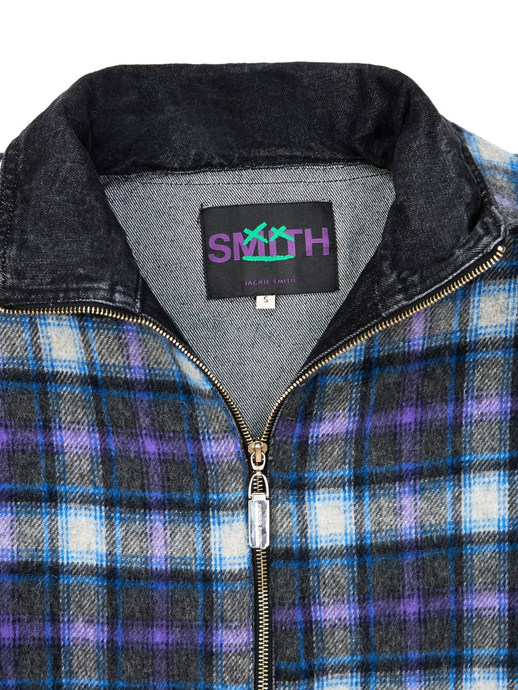 Limited Edition Oversized Metallic Tartan Jacket