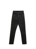 Glossy high-rise skinny jeans