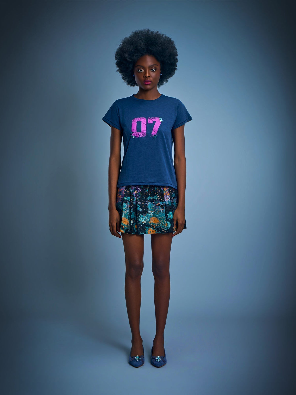 Embellished Cotton T-shirt