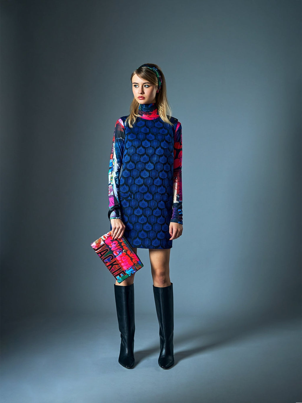 Limited Edition Embroidered Micro Tulle Sleeveless Dress