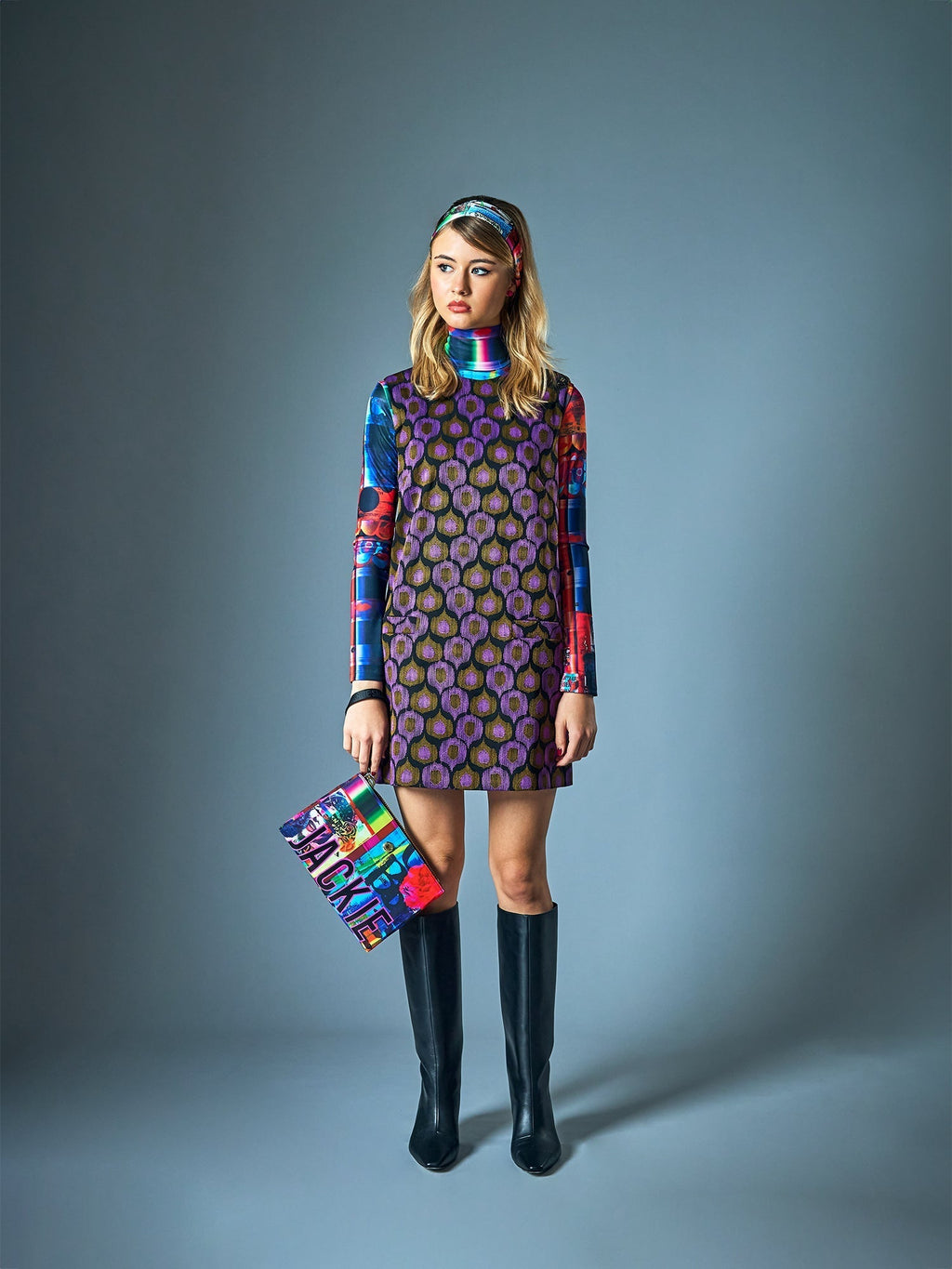 Limited Edition Embroidered Micro Tulle Sleeveless Dress