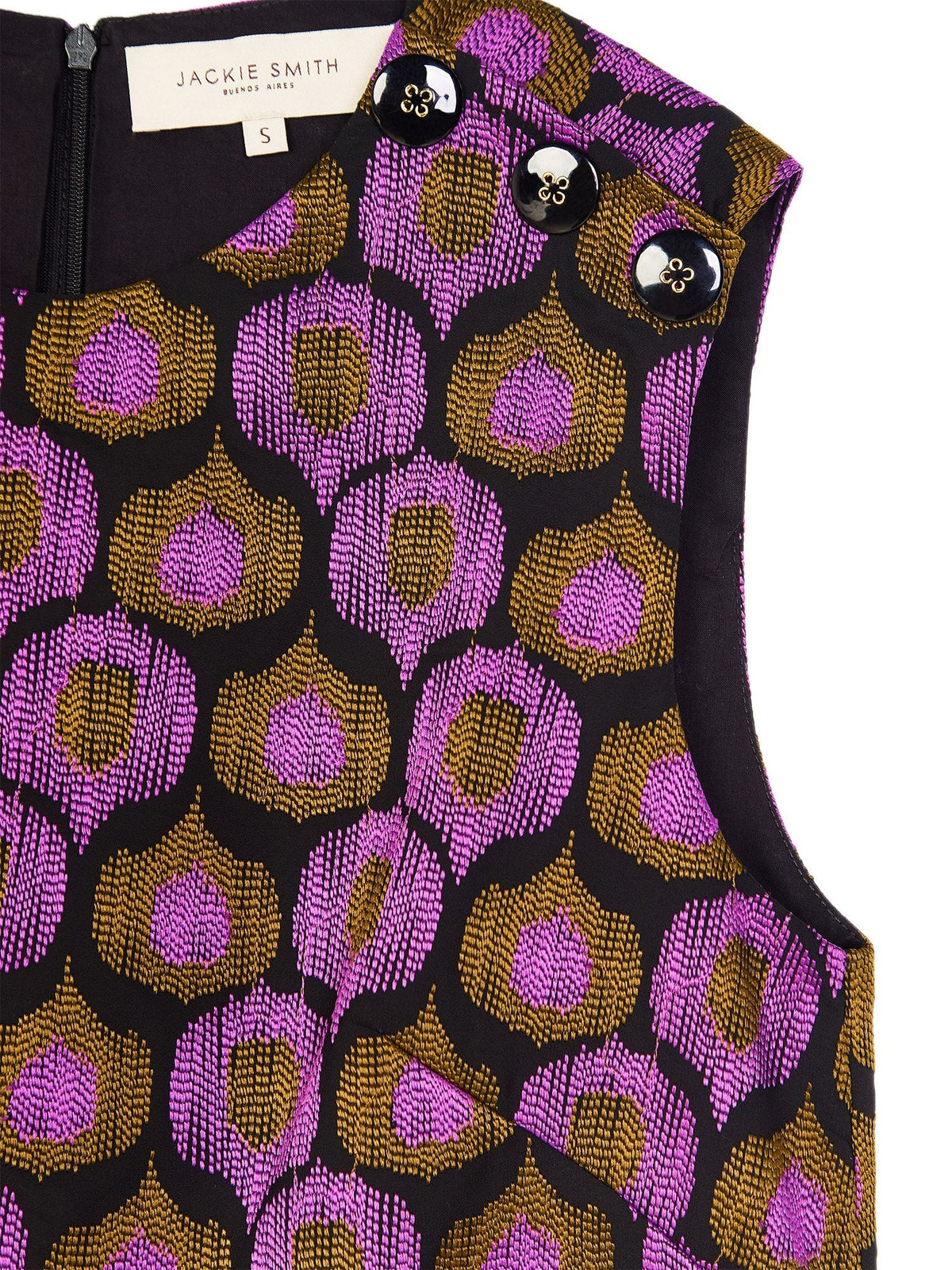 Limited Edition Embroidered Micro Tulle Sleeveless Dress