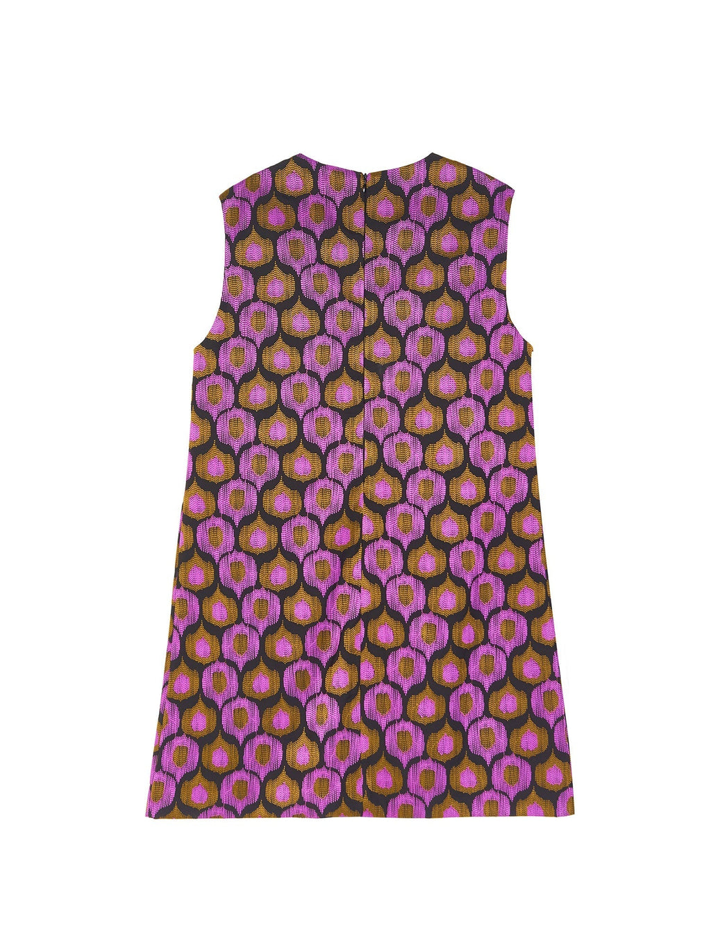 Limited Edition Embroidered Micro Tulle Sleeveless Dress
